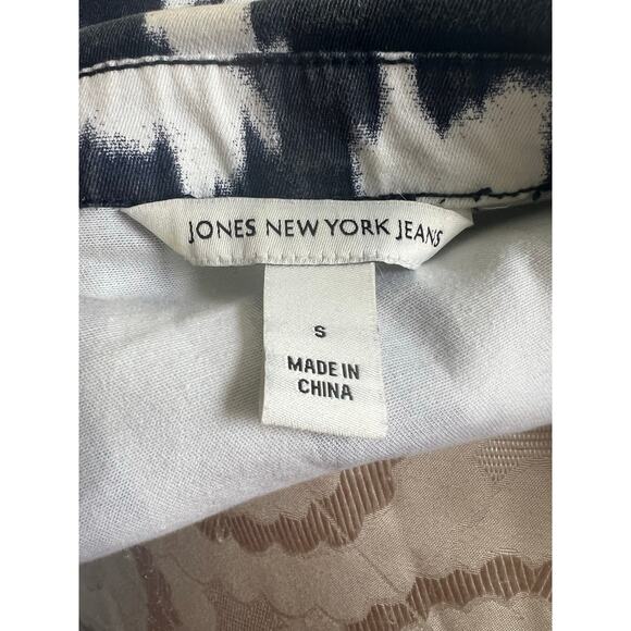 Jones New York Jeans Long Sleeve Denim Button Up Jacket Small - Picture 6 of 11